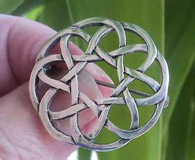 £48.99 • Buy Silver Scottish Duncanston Brooch 1990 John Hart  Hebridean Jewellery South Uist