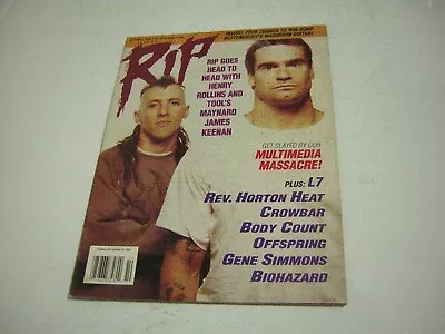 Rip Magazine Oct 1994 Maynard James Keenan Took Henry Rollins Gilby Clarke • $25