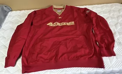 Vintage NFL San Francisco 49ers Pullover Windbreaker  Size Large ~ CL2 • $45