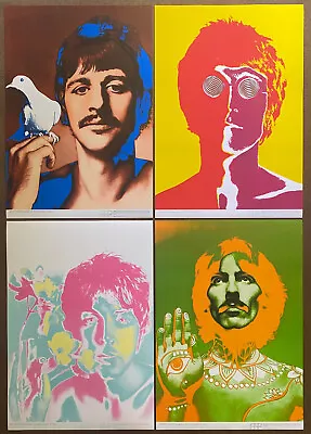 Original Beatles Portraits By Richard Avedon On Linen • $600