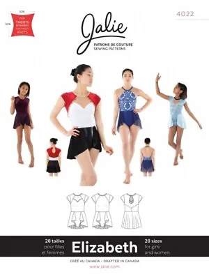 Jalie Sewing Pattern 4022 Leotards Dancewear 28 Sizes • £20.98
