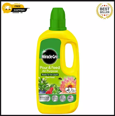 Miracle Gro Grow All Purpose Liquid Plant Food Feed Concentrated Fertiliser Uk • £5.75