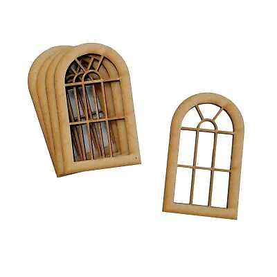 5 Pack Wooden Fairy Door Window Miniature Doll House Window Georgian • £4.95