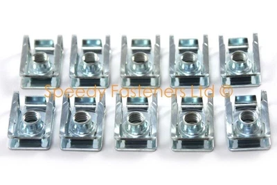 £4.99 • Buy 10x M6 6mm Aprilia Fairing Spire Clip Nut Speed Clips AP8102376 RS 50 125 RS250
