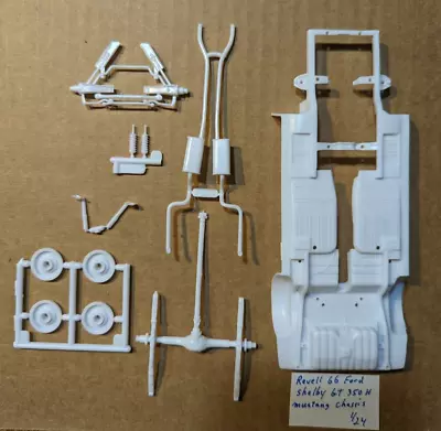 Revell 66 Ford Shelby Gt 350h Mustang Chassis Is Unbuilt No Instructions! 1/24 • $6