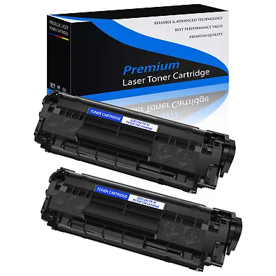 2 PK Q2612A 12A Toner Black For HP LaserJet 1010 1020 3015 3030 3050 3052 3055 • $24.10