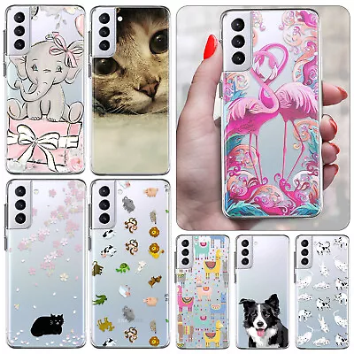 For Samsung Galaxy A15 A05s A14 A54 Cute Animal Design Phone Case Silicone Cover • £5.39