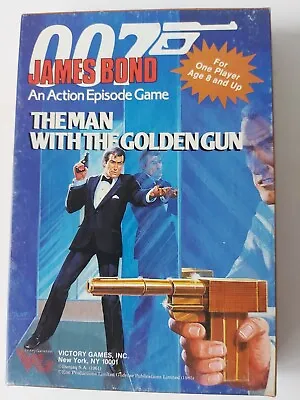 James Bond Man With The Golden Gun Unpunched Victory Action Games Rare Vintage  • £39.99