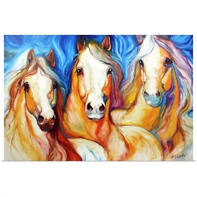 Spirits Three Equine Art Poster Art Print Horse Home Decor • $39.99