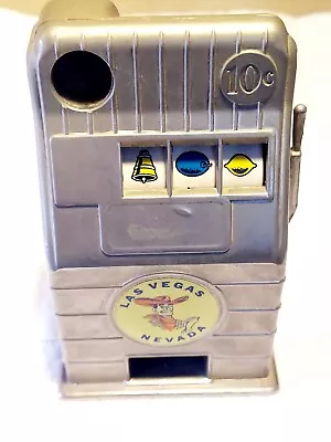 Vintage  LAS VEGAS JACK POT SLOT MACHINE BANK RENO NEVADA  • $7.95