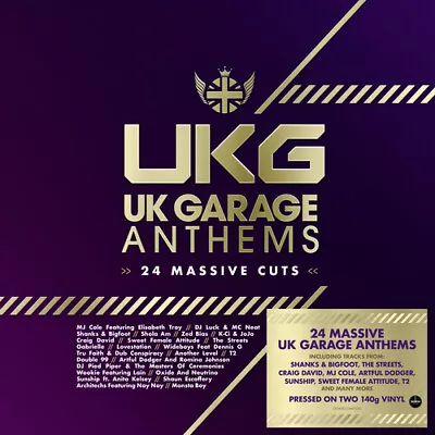 Various Artists : UK Garage Anthems VINYL 12  Album 2 Discs (2023) ***NEW*** • £19.62