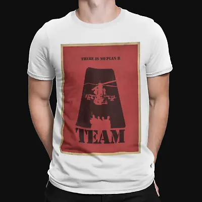 A Team Poster T-Shirt - Retro - Cool - TV - Film - Movie - Funny - Action 80s 90 • £8.39