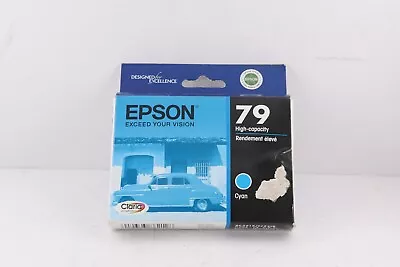 Epson 79 CYAN High Capacity Ink Cartridge T079220 - New/Sealed - EXPIRED • $8.99