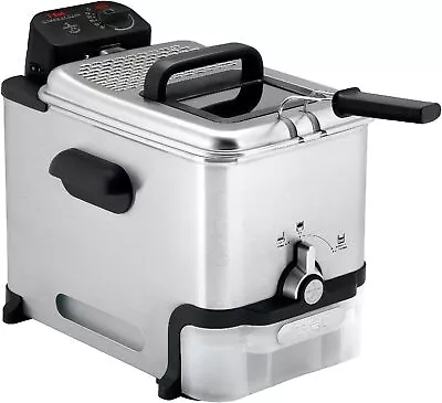 3.5L Deep Fryer With Basket 1700W Oil Filtration Temp Control Digital Timer • $149.49