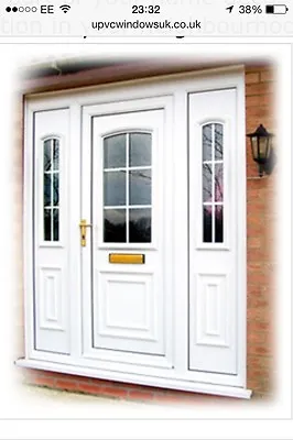 UPVC Front Door With Side Panels From £695.00 • £615