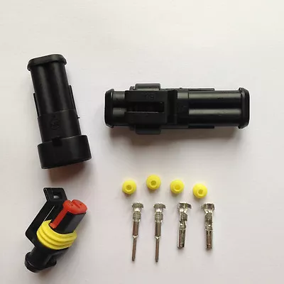 £2.15 • Buy  Tyco AMP Electrical Waterproof Connector 1 2 3 4 5 6 Pin Superseal Car Boat Kit