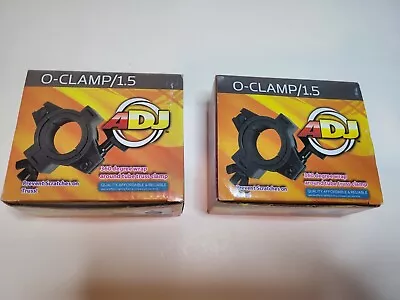 ADJ O-Clamps 1.5 Inch 360 Degree Wrap Around (2 Pack) • $10