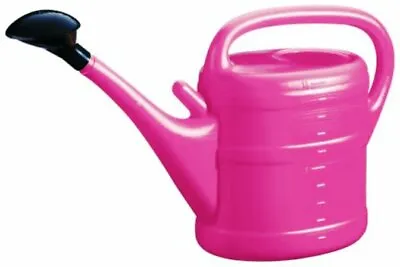 £10.79 • Buy 10L Garden Essential Watering Can Indoor Outdoor Watering Can With Rose - Pink