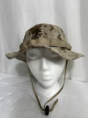 U.S. Marine Corps Military Issue Desert Marpat Boonie Field Cover Hat Medium • $19.99