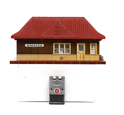 MARX HO #6460 WHEATON WHISTLING STATION With BUTTON • $22.50