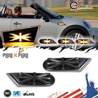 For Mini Cooper Clubman UK Style Front Side Marker Turn Signal Amber LED Lights • $39.99