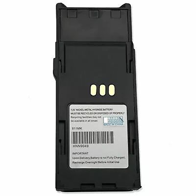 Battery For MOTOROLA Radius P1225 LS Radio HNN9049A HNN9050 HNN9050A HNN9051A • $30.99