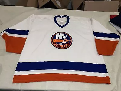 New York Islanders Ccm Maska Hockey NHL Jersey White Mens Xl Nwot Clean New • $70