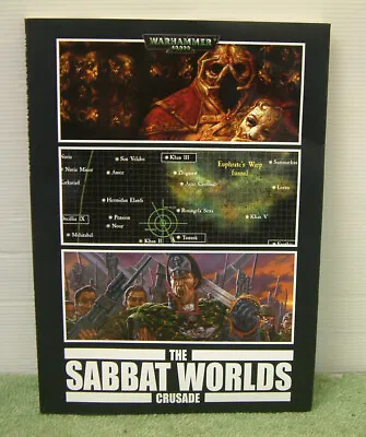 The Sabbat Worlds Crusade 1st Edition 2005 Warhammer 40K Book- New+ Clear Jacket • £125