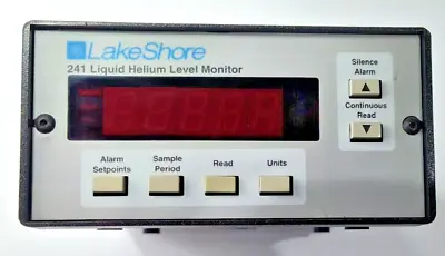 Lakeshore Cyrotronics Model 241 Liquid Helium Level Monitor T185162 SEE VIDEO • $74.95