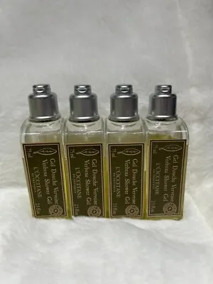 Four (4) L'Occitane Verveine Verbena Shower Gel 2.5 Fl Oz *BRAND NEW* • $20