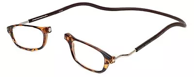 Calabria Snap Magnetic Bridge Front Connect L-XL Reading Glasses +3.00 Tortoise  • $25.46