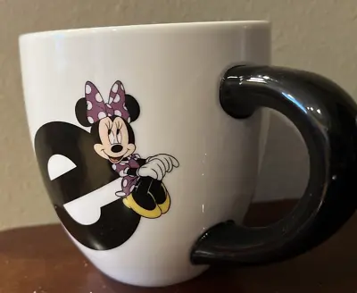 Walt  Disney World MINNIE MOUSE Coffee Mug HUGE Purple/White/Black 20 Oz   WDW • $9.99