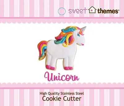$4.19 • Buy Unicorn Stainless Steel Cookie Cutter With Swing Tag