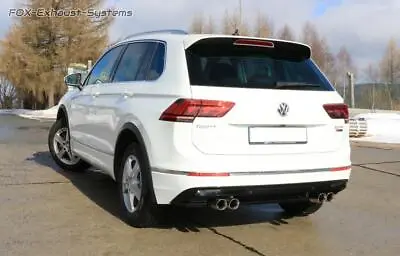 Duplex Performance Exhaust System VW Tiguan 2 Type AD1 Diesel 4Motion Per 2x80 • $1346.96