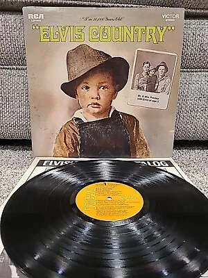Elvis Presley - Elvis Country (I'm 10000 Years Old) Lp LSP4460 Vinyl 1971 VG • $10.29