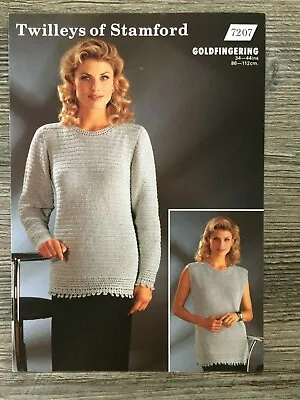 £3.07 • Buy Twilleys Crochet Pattern: Ladies Sweater & Top, Goldfingering, 34-44 , 7207