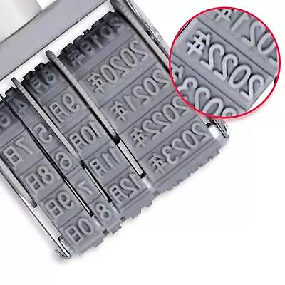 8 Digits Roller Date Stamp Multifunction Supplies Number Seal For Office • £5.17