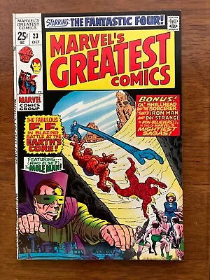 MARVEL'S GREATEST COMICS #23 (#1 See Note) NM+ 9.6 Newstand ! Perfect Corners ! • $40