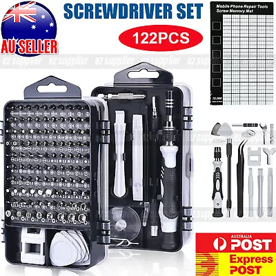 122 IN 1 Screwdriver Set Computer PC Phone Watch Repair Tool Kit HOT • $18.95