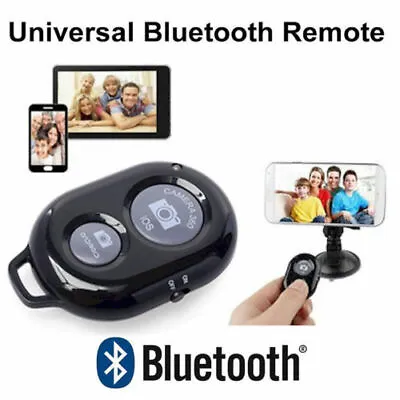 Bluetooth Remote Control Camera Selfie Shutter For IPhone 6 7 8 X SAMSUNG GALAXY • £3.43