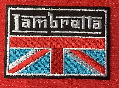 £3.29 • Buy Brighton Mod Rally Union Jack Vespa Scooter Lambretta Iron Sew On Patch Mods