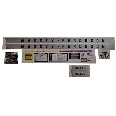 Fits Massey Ferguson 135 Gas Diesel Tractor Complete Decal Set • $57.99