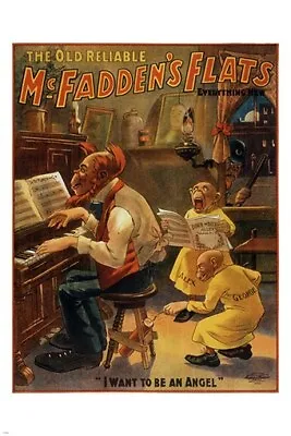MCFADDEN'S FLATS The Old Reliable VINTAGE POSTER Classic ANIMATED 20x30 New  • $9.99