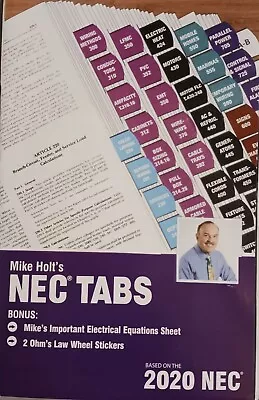 Mike Holt's Electrical 2020 Code Tabs By Mike Holt (2019 Stapled /... • $7.95