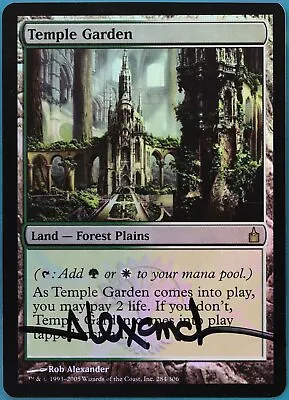 Temple Garden Ravnica: City Of Guilds NM Rare SIGNED CARD (404272) ABUGames • $108.59