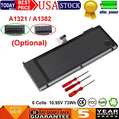 A1382/A1321 Battery For MacBook Pro A1286 Mid 2009 2010 2012 Late/Early 2011 NEW • $24.59