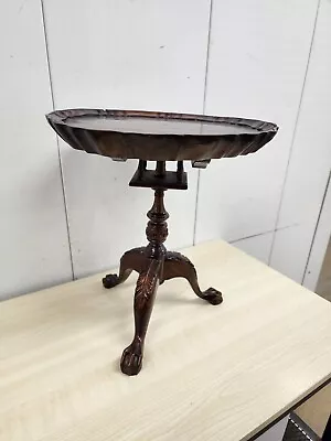 SALESMAN SAMPLE ?? Georgian Antique Tilt Top 18th Century Table Made In England • $199.99