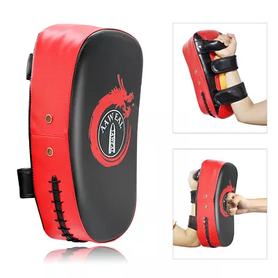 Kick Shield Pad Boxing Strike Curved MMA Focus Punching Karate Training Target • $28.49