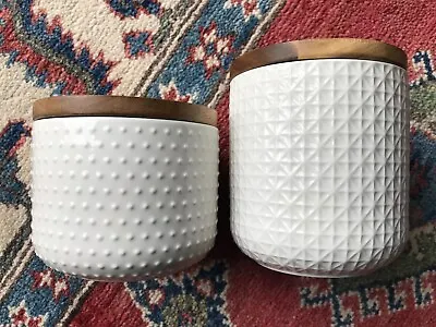 2 X Debenhams Ceramic Storage Jars • £9.99