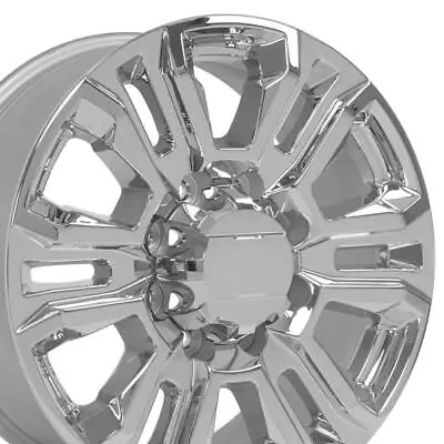 20 Inch Chrome 5957 Rims Set Fits 8x165 Chevy Silverado Suburban Express • $1264